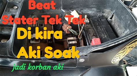 Stater Honda Beat Lama Tek Tek Youtube