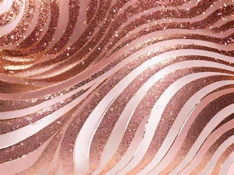 Premium Ai Image Photo Rose Gold Stripes Glitter Background Sparkling