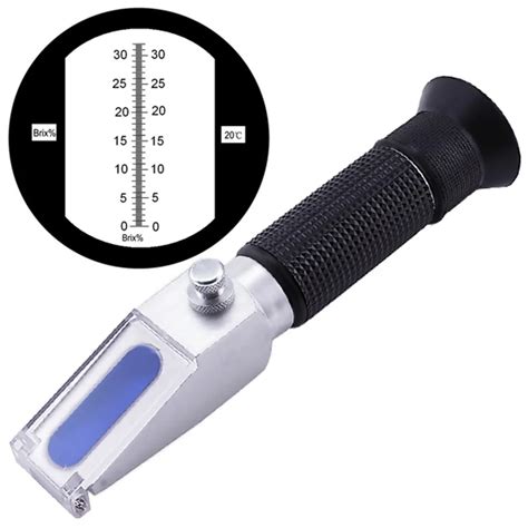 New Handheld Brix Refractometer with Adjustable Focus + Built in ...