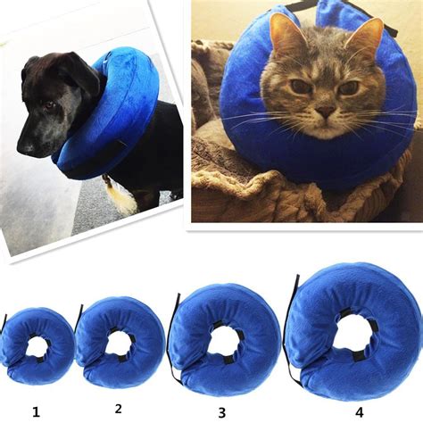 Inflatable Pet Collar Dog Cat E Collar Elizabethan Wound Injury Protect