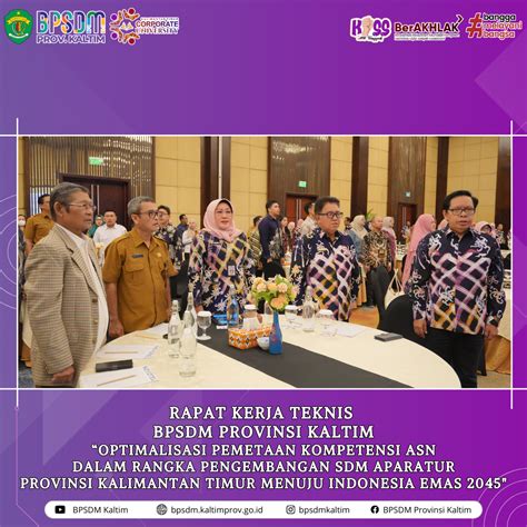 RAKERNIS BPSDM Kaltim Optimalisasi Pemetaan Kompetensi ASN Dalam