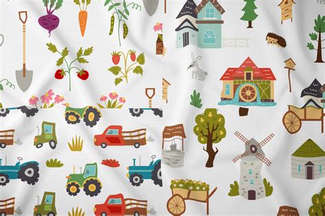 Rustic Farm Illustrated Map :: Behance