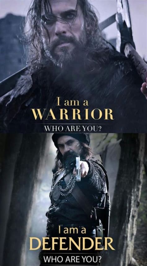 I am A WARRIOR, I am a DEFENDER. Who are you ? | I am a warrior ...