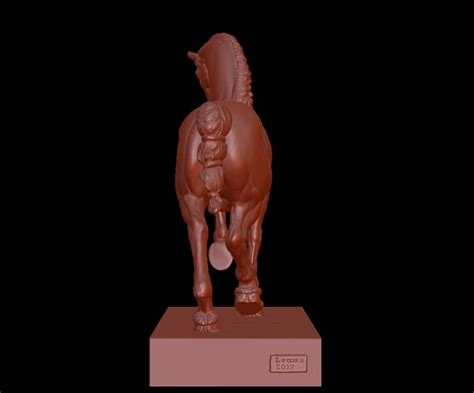 estátua de escultura de cavalo Modelo 3D TurboSquid 1497218