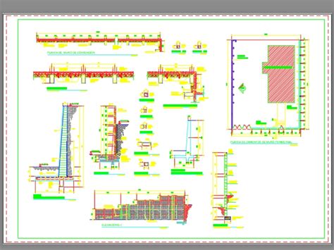 Muros De Contención En Autocad Descargar Cad Gratis 32998 Kb Bibliocad