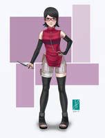 sarada uchiha  phildriano  deviantart