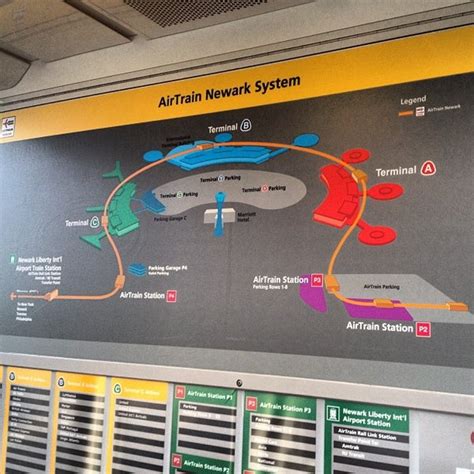 Newark International Airport Terminal Map