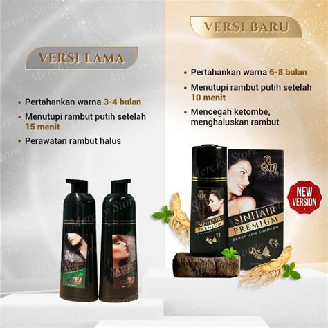 Jual Original Sin Hair Jepang Shampoo Penghitam Uban Ml Langsung