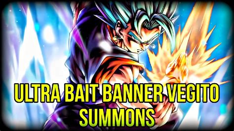 Ultra Bait Banner Vegito Blue Summon Dragon Ball Legends YouTube