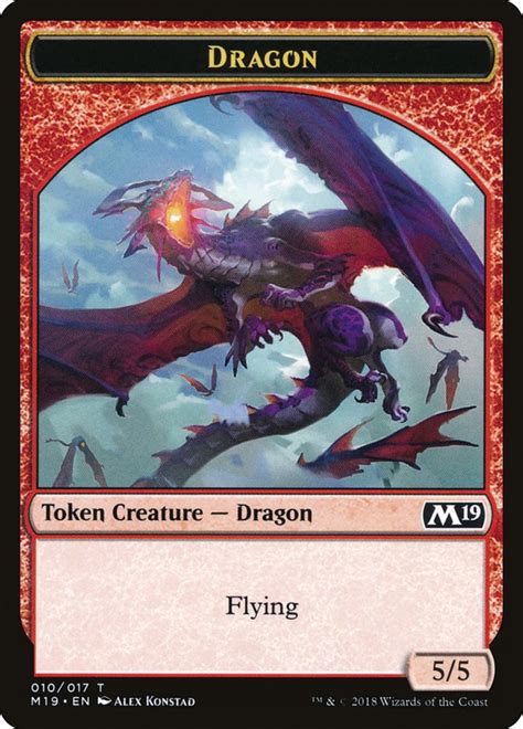 Dragon · Core Set 2019 Tokens Tm19 10 · Scryfall Magic The Gathering