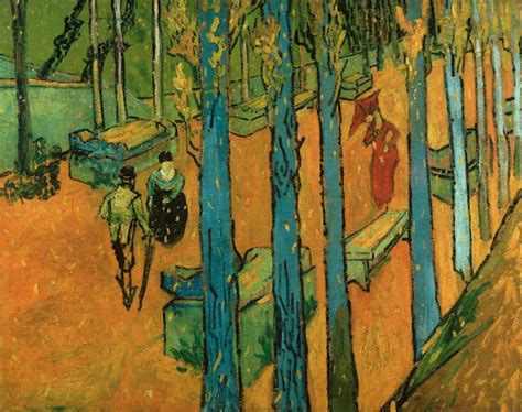 Falling Leaves Les Alyscamps Vincent Van Gogh Google Arts Culture