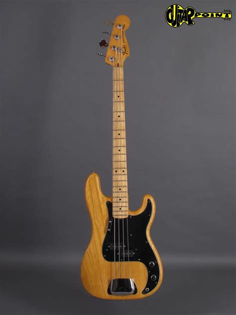 Fender Precision P Bass 1977 Natural Bass For Sale Guitarpoint