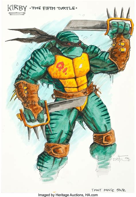 Kevin Eastman Teenage Mutant Ninja Turtles: Kirby the Fifth Turtle | Lot #92365 | Heritage Auctions