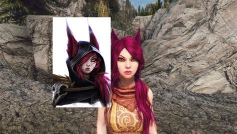 上古卷轴5天际 英雄联盟的Xayah racemenu Mod V1 1 下载 3DM Mod站