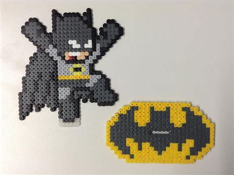 Batman Hama Mini Perler Beads Perler Bead Art Hamma Beads Off