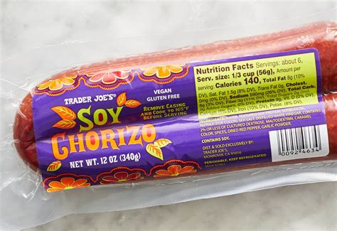 19 Soy Chorizo Nutrition Facts - Facts.net