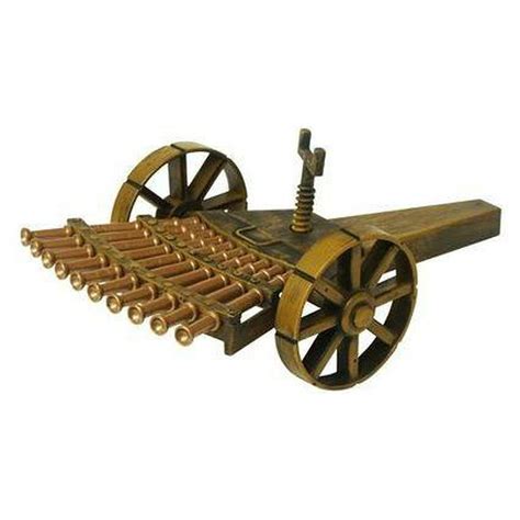 Multi Barreled Cannon Leonardo Da Vinci Assemble Set