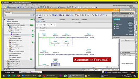 How To Use Siemens Tia Portal To Create Plc Ladder Logic For Three