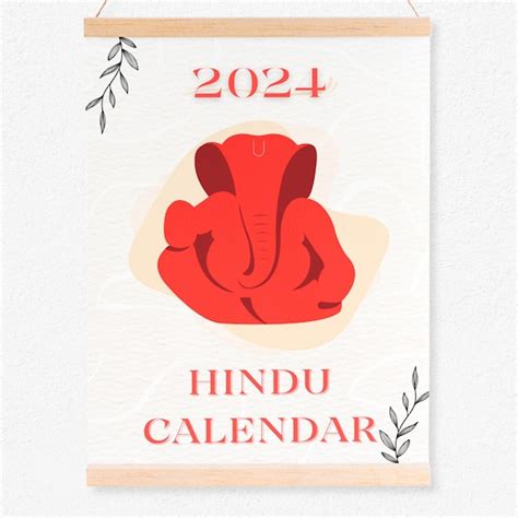 2024 Hindu Calendar Etsy