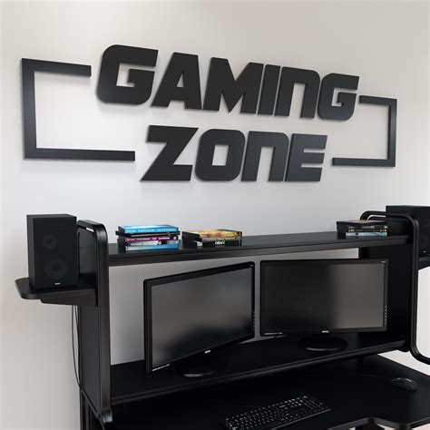 Gamer Room Decor Gaming Zone Gamer Room Sign Gamer Decor Etsy