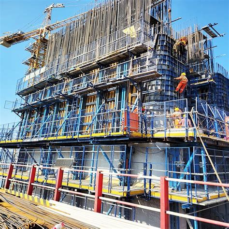 China Manufacturer Steel Hydraulic Self Climbing Concrete Formwork For