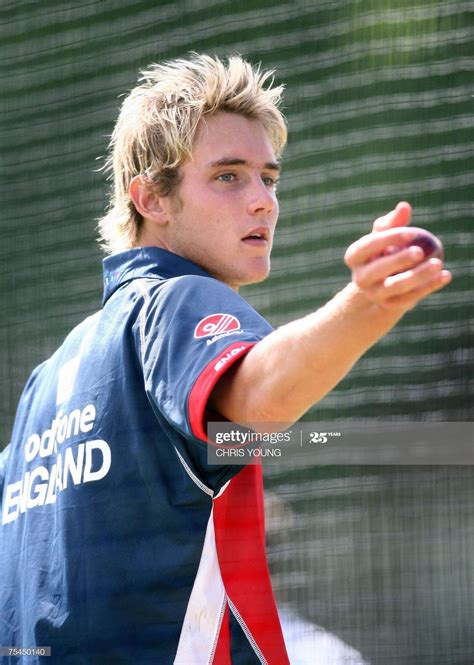 News Photo England Cricketer Stuart Broad Takes Part In A Stuart