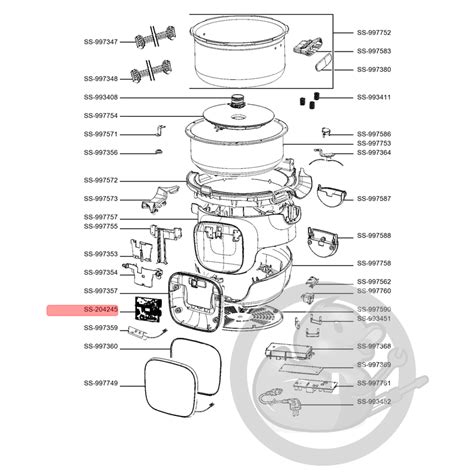 Carte Lectronique Multicuiseur Intelligent Cookeo Touch Mini Moulinex