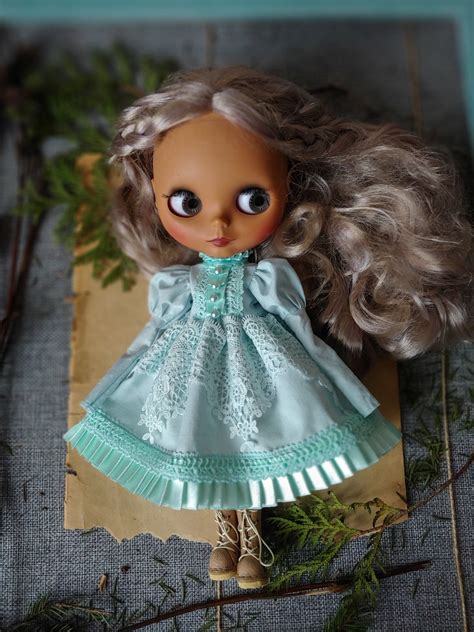 Blythe Vintage Dress Blythe Doll Clothes Pullip Dress Pullip Clothes Blythe Dolls Tiny Dolls