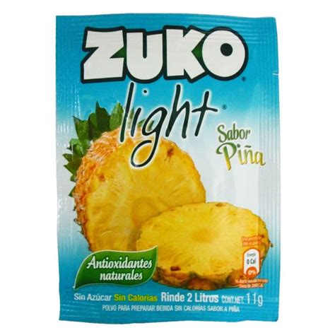 Polvo Para Preparar Bebida Zuko Sabor Pi A Light G Walmart