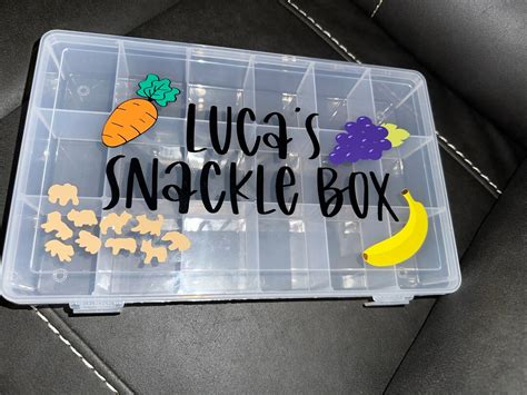 Customized Snackle Boxes Etsy