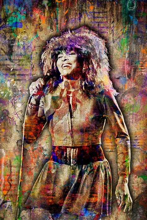 Tina Turner Print Tina Turner Artwork Tina Turner Art Tina Turner