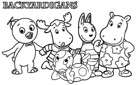 Backyardigans Para Colorir
