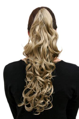 Hair Piece Braid Butterfly Clip Curly Long Blonde Ash Blond 45cm C128 24 Ebay