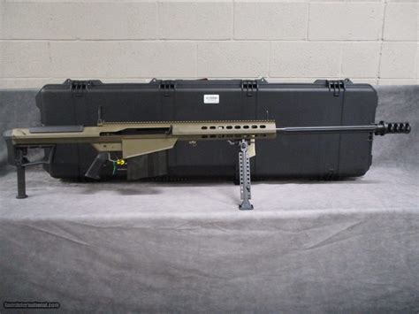 Barrett M107a1 S Semi Auto Rifle 50 Bmg Fde New In Box Pelican Case