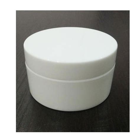 White Round Hdpe Face Cream Jar For Cosmetic Capacity 300 G At Rs 8