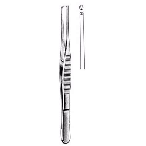 Tissue Forceps 14 0 Cm 1 X 2 Teeth JFU Industries