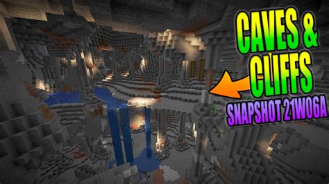 Minecraft 1 17 Snapshot 21w06a New Noise Cave Generation