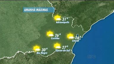 Boa Noite Paraná Confira como fica a previsão do tempo para os