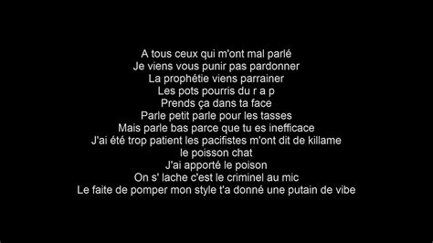 Le Krminel Au Mic Paroles Rap Clash Youtube