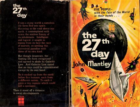 Eight Miles Higher: LOST SF: JOHN MANTLEY'S 'THE TWENTY-SEVENTH DAY'