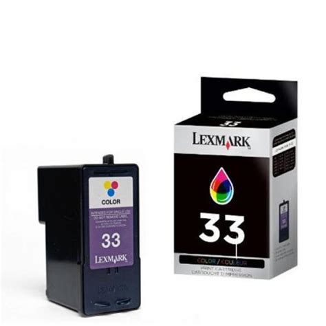 Lexmark 33 Colour Inkjet Cartridge IB18CX033E Ink Cartridges