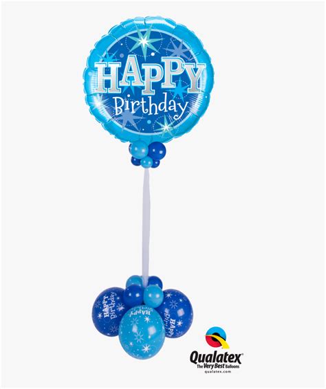 Blue Happy Birthday Balloons , Png Download - Happy Birthday Blue Theme ...