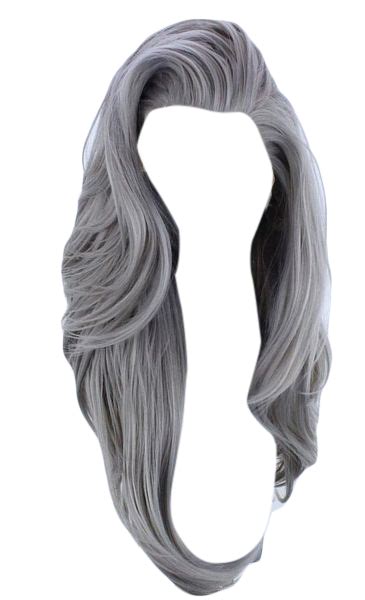 Long Grey Hair Png - Polish your personal project or design with these ...