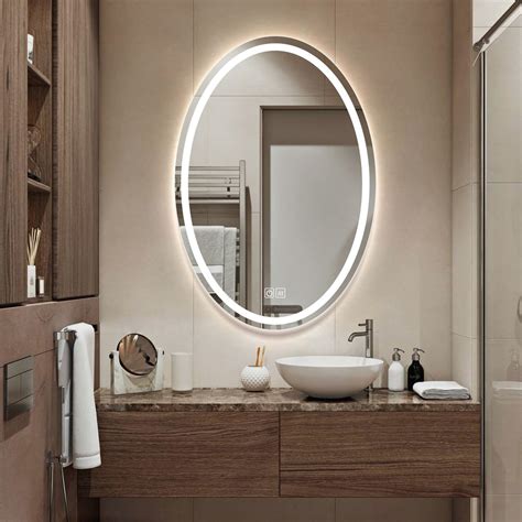 Elegant And Versatile Oval Led Mirrors Inyouths