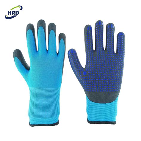 Best Sale Micro Foam Nitrile Coated Nitrile Dots On Palm Safety Winter Work Gloves China