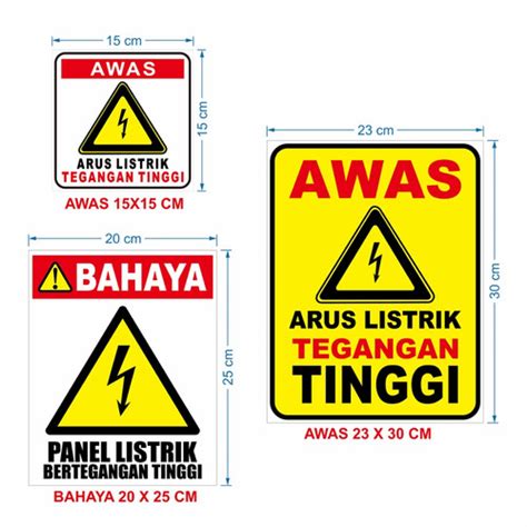 Logo Awas Tegangan Tinggi Koleksi Gambar