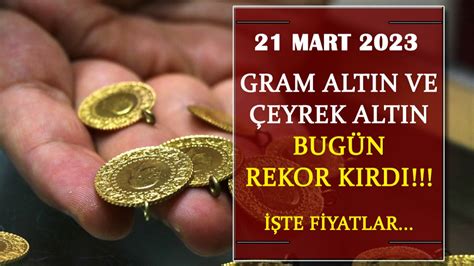 Altın fiyatları bugün yine rekor kırdı Gram altın ve çeyrek altın çok