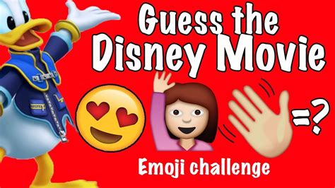 Disney Movie Quiz Guess The Emoji