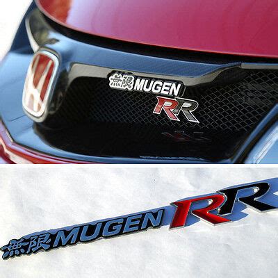 D Rr Mugen Honda Badge Emblem Jdm Si Jdm Vtec Spoiler Lip Gen