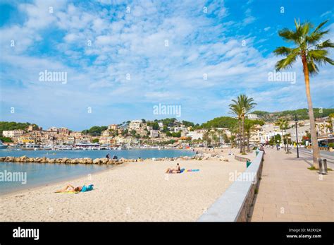 Platja De Port De Soller Beach Port De Soller Mallorca Balearic